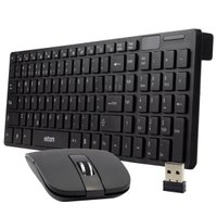 Kit Teclado E Mouse Sem Fio Exbom Bk-S1000, 1600 DPI, Wireless, Preto
