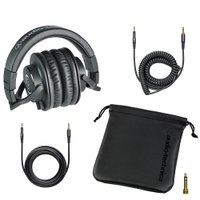 Headset Profissional Monitor de Estúdio Audio-Technica ATH-M40x Preto P2 e P10 Dobrável - ATH-M40x