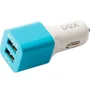 Carregador Automotivo Azul E Branco Cg101 1 Un Oex