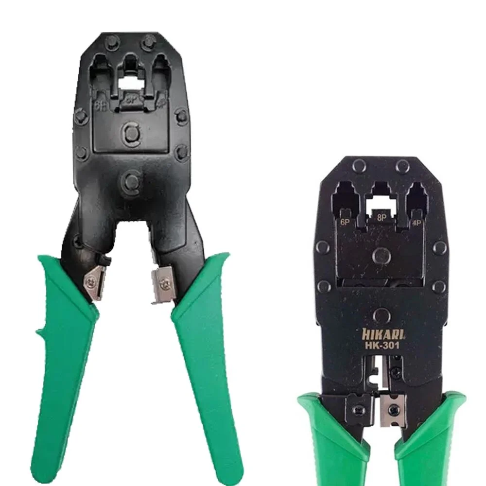 Alicate Hikari PCrimpar Plug Rj11Rj12Rj45