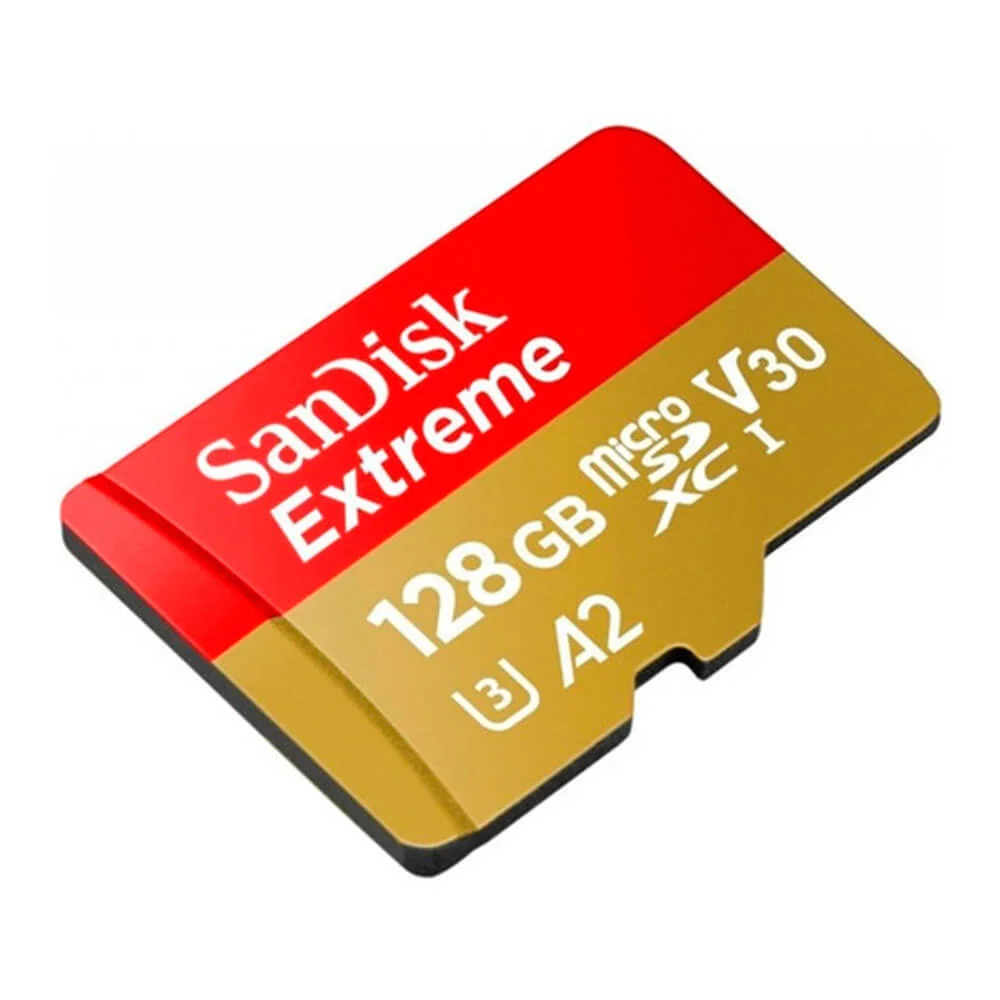 Cartão MicroSD Sandisk , 128GB, Extreme, C10, U3 V30, 160mb/s