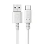 Cabo Usb Tipo-c, Sincronização E Carga Rápida 15w 3a, Textura Suave, 2 Metros, Branco, Tcusb2, Elg