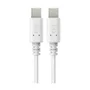 Cabo Usb Tipo-c Para Usb Tipo-c, Carga Rápida 15w 3a, 1 Metro, Branco, Tc2tc, Elg