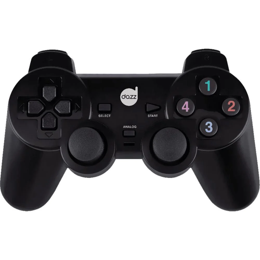 Controle Dazz Dualshock Pc Usb Preto - 621322