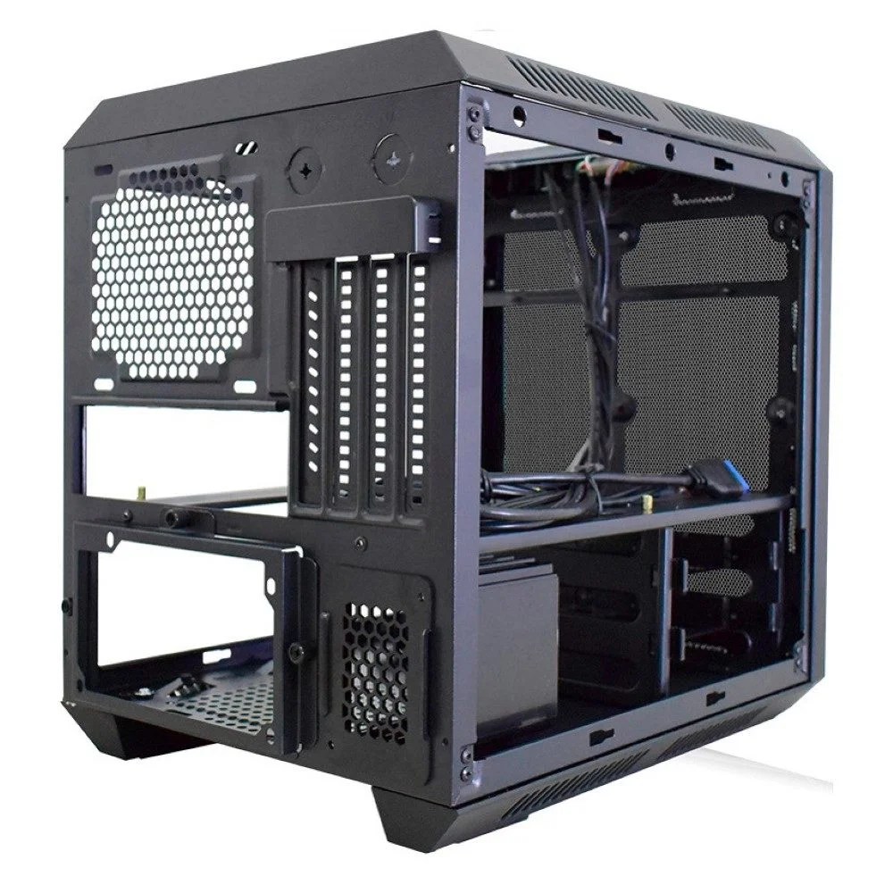 Gabinete Gamer K-mex Microcraft III, Mini Tower, M-Itx, Com Fan, Sem Fonte, Preto - Cg-03rc Gabinete Gamer K-mex Microcraft III, Mini Tower, M-Itx, Com Fan, Sem Fonte, Preto - Cg-03rc
