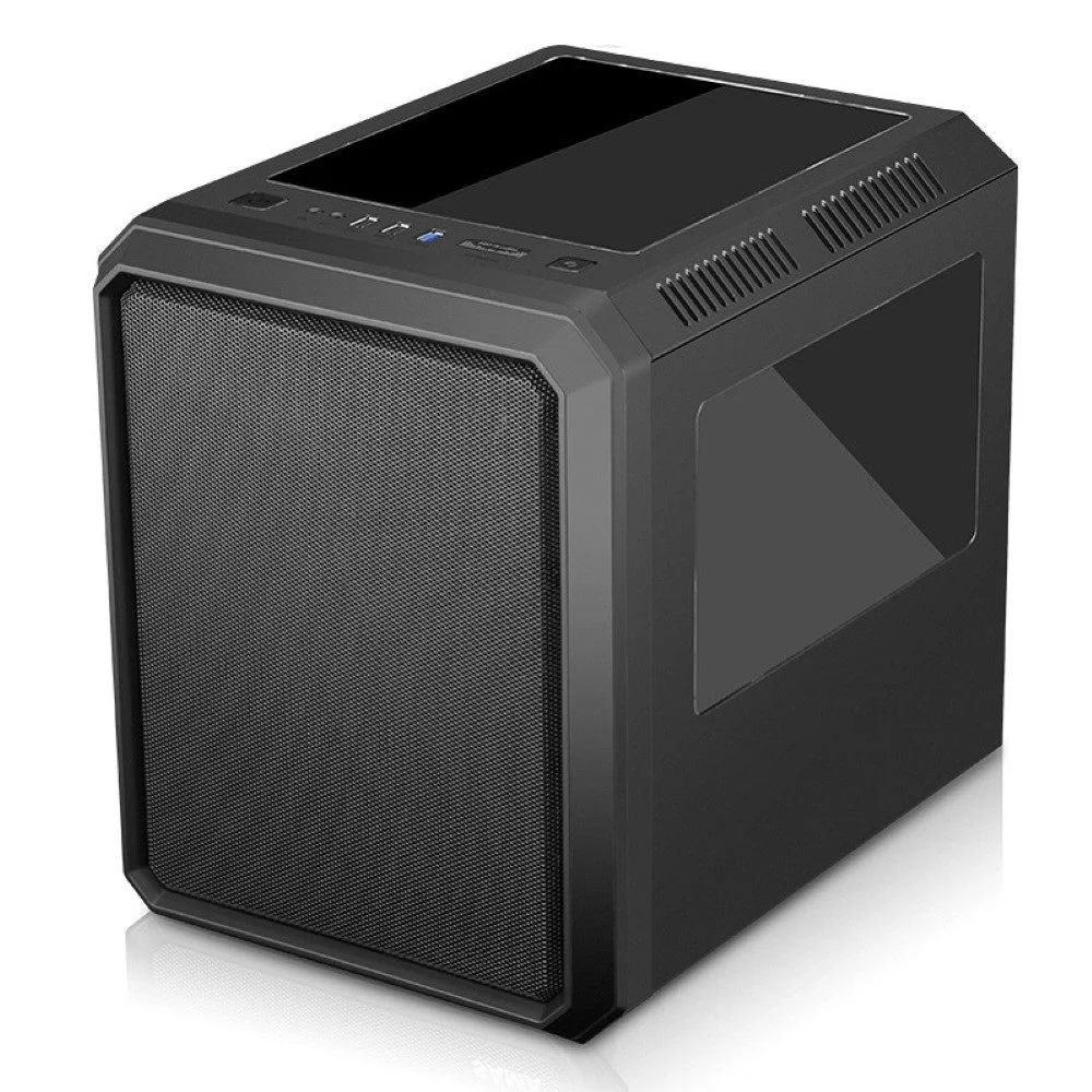 Gabinete Gamer K-mex Microcraft III, Mini Tower, M-Itx, Com Fan, Sem Fonte, Preto - Cg-03rc Gabinete Gamer K-mex Microcraft III, Mini Tower, M-Itx, Com Fan, Sem Fonte, Preto - Cg-03rc