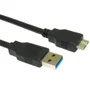 Cabo USB 3.1 5 Para HD Externo - 1.2 Metros, USB Para USB Micro B, 5gb/s, Preto, Chip Sce 018-7707