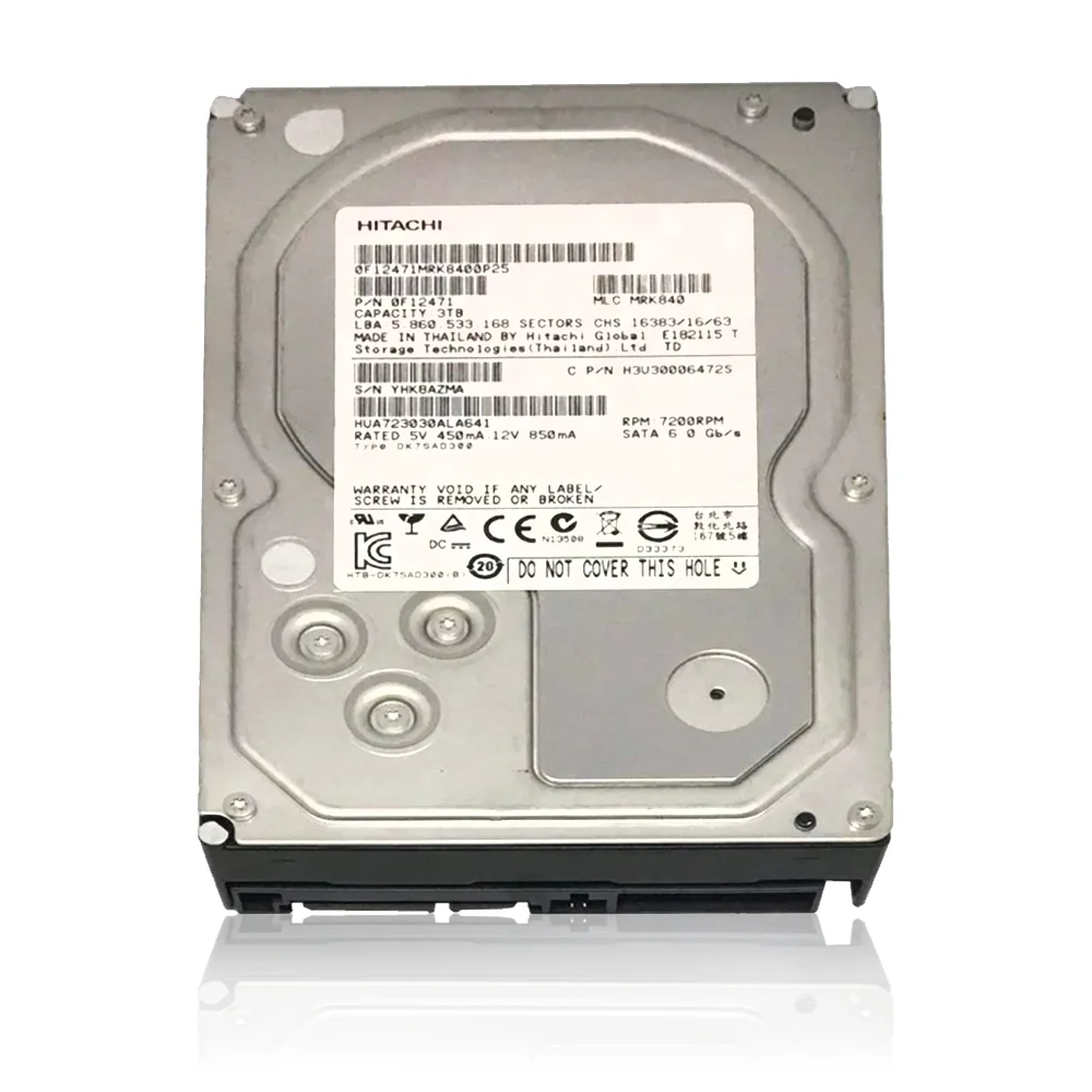 HD 3TB Sata 3 64MB 7200RPM 35 Pull Hitachi KaBuM