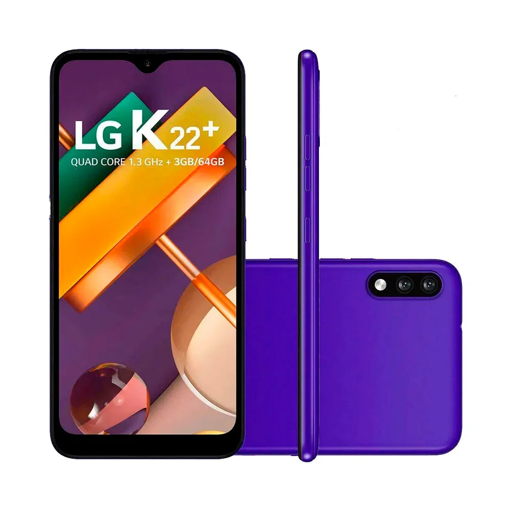 Smartphone LG K22 Plus Com Tela De 62 4G 64GB