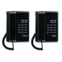Kit 02 Telefones Com Fio Tc 50 Premium Preto Intelbras