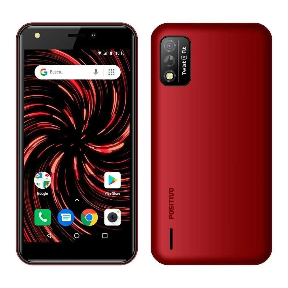 Smartphone Positivo Twist 4 Fit S509n, 3G, 32GB, 1GB RAM, Câmera 8MP, Tela 5”, Dual Chip, Wifi, Vermelho Smartphone Positivo Twist 4 Fit S509n, 3G, 32GB, 1GB RAM, Câmera 8MP, Tela 5”, Dual Chip, Wifi, Vermelho