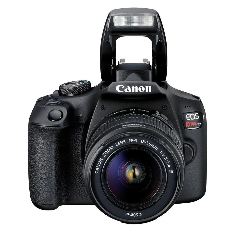 Câmera Canon Eos T7+ 18-55mm, 24.1 Mpx, Tela 3.0 9, Pontos De Foco Garantia Oficial Câmera Canon Eos T7+ 18-55mm, 24.1 Mpx, Tela 3.0 9, Pontos De Foco Garantia Oficial