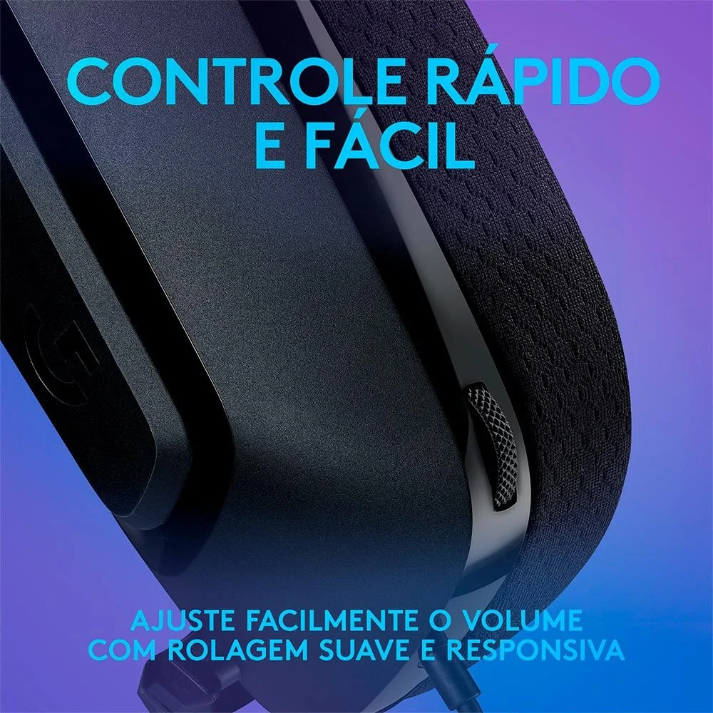 Headset Gamer Logitech G335, Drivers 40mm, 3.5mm, Para PC, Playstation, Xbox, Switch, Mobile, Preto - 981-000977 Headset Gamer Logitech G335, Drivers 40mm, 3.5mm, Para PC, Playstation, Xbox, Switch, Mobile, Preto - 981-000977