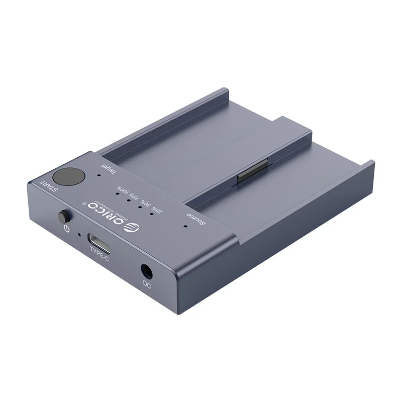 Dock Station Orico, Clone Offline para Nvme M.2 SSD, 2 Entradas, Cinza - M2P2-C3-C Dock Station Orico, Clone Offline para Nvme M.2 SSD, 2 Entradas, Cinza - M2P2-C3-C