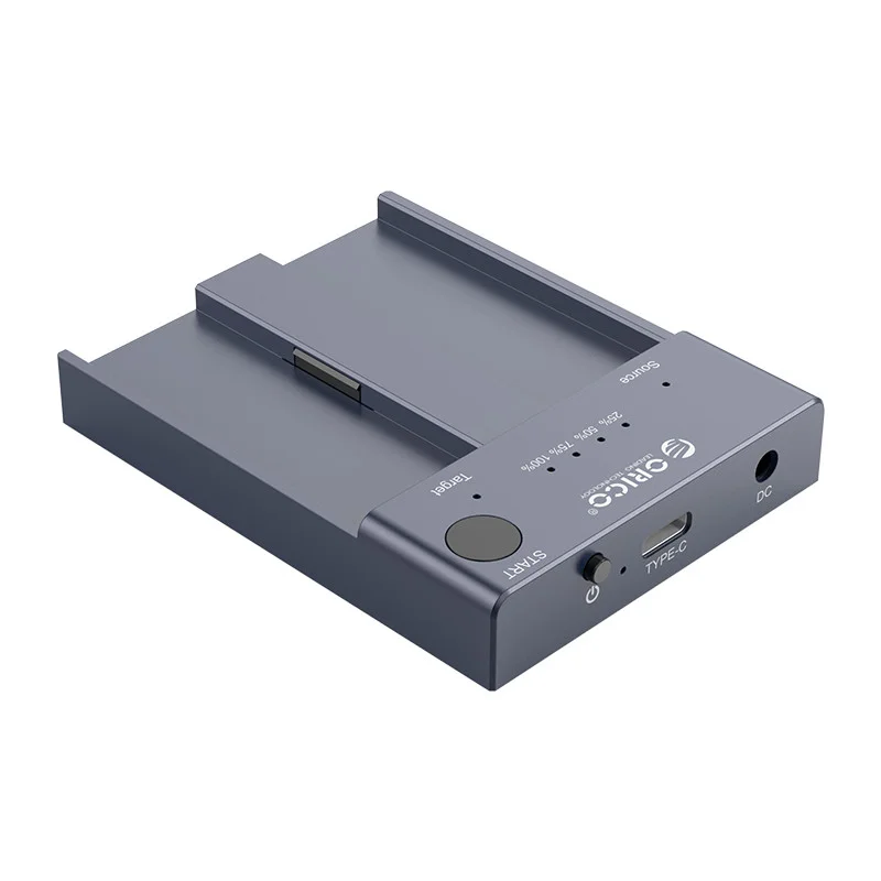 Dock Station Orico, Clone Offline para Nvme M.2 SSD, 2 Entradas, Cinza - M2P2-C3-C Dock Station Orico, Clone Offline para Nvme M.2 SSD, 2 Entradas, Cinza - M2P2-C3-C