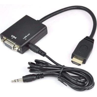 Cabo Conversor Hdmi Para Vga Sem Audio Adp-002bk.