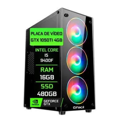 PC Gamer Fácil Intel Core I5 9400f 16GB SSD 480GB