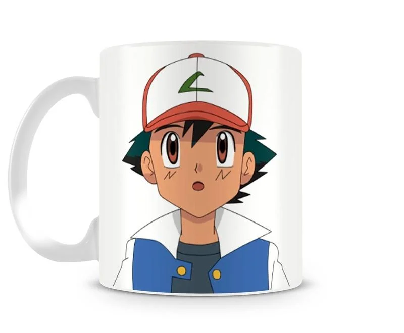 Caneca Pokémon Ash Ketchum