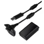 Bateria E Cabo Carregador Para Controle XBOX 360 Fat E Slim