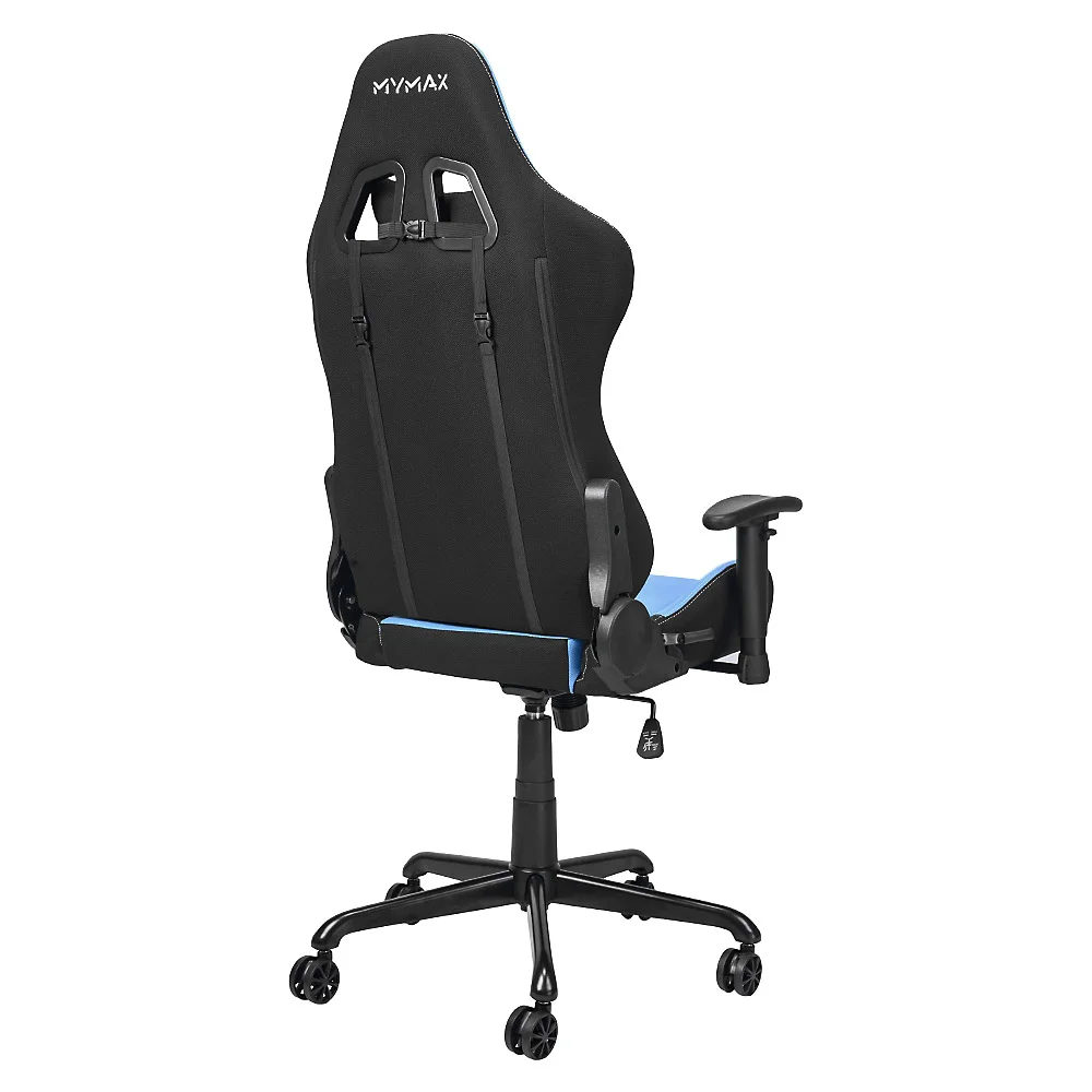 Cadeira Gamer Mymax MX6, Giratória, Azul e Preto Cadeira Gamer Mymax MX6, Giratória, Azul e Preto