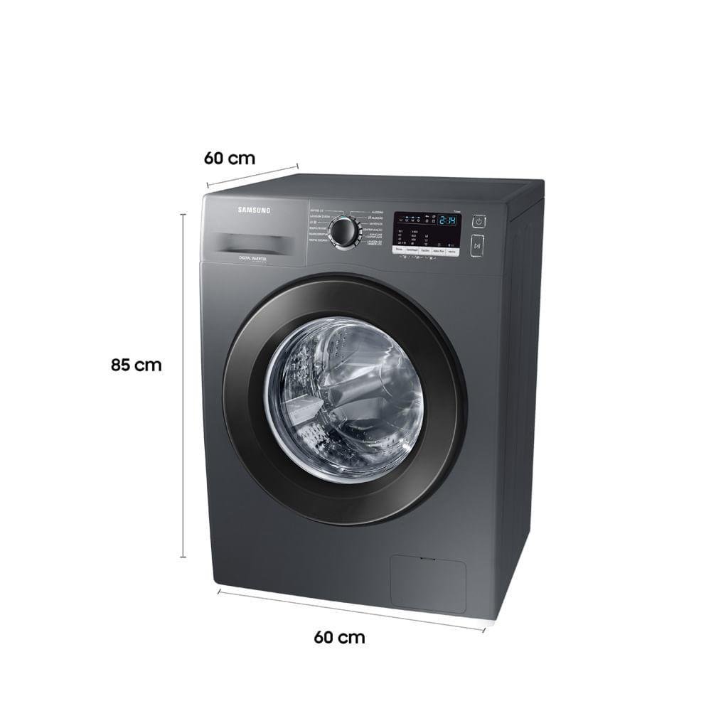 Máquina de Lavar Samsung Digital Inverter, 11Kg, 220V, Inox - WW11J4473PX Máquina de Lavar Samsung Digital Inverter, 11Kg, 220V, Inox - WW11J4473PX