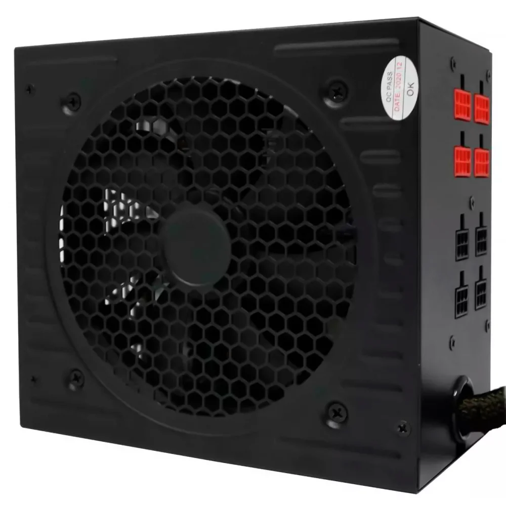 Fonte Bluecase ATX, 600W Real, 80 Plus Bronze, Semi-Modular, BLU600RM-B Fonte Bluecase ATX, 600W Real, 80 Plus Bronze, Semi-Modular, BLU600RM-B