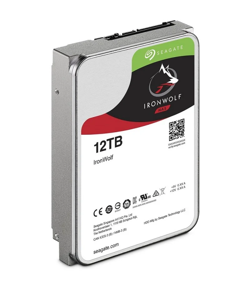 外付けハードディスク・ドライブ Seagate IronWolf 12TB HDD HD Seagate 12TB Ironwolf NAS 7200 RPM KaBuM