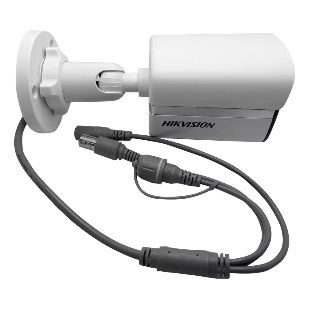 Câmera De Segurança Hikvision Mini Bullet, Colorvu, FHD, 2.8mm - Ds-2ce10df0t-pf