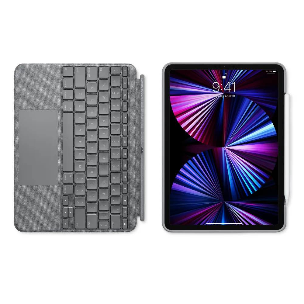 iPad Pro 12.9 1TB Combo Touch セット Capa De Teclado Com Luz De Fundo Logitech Combo