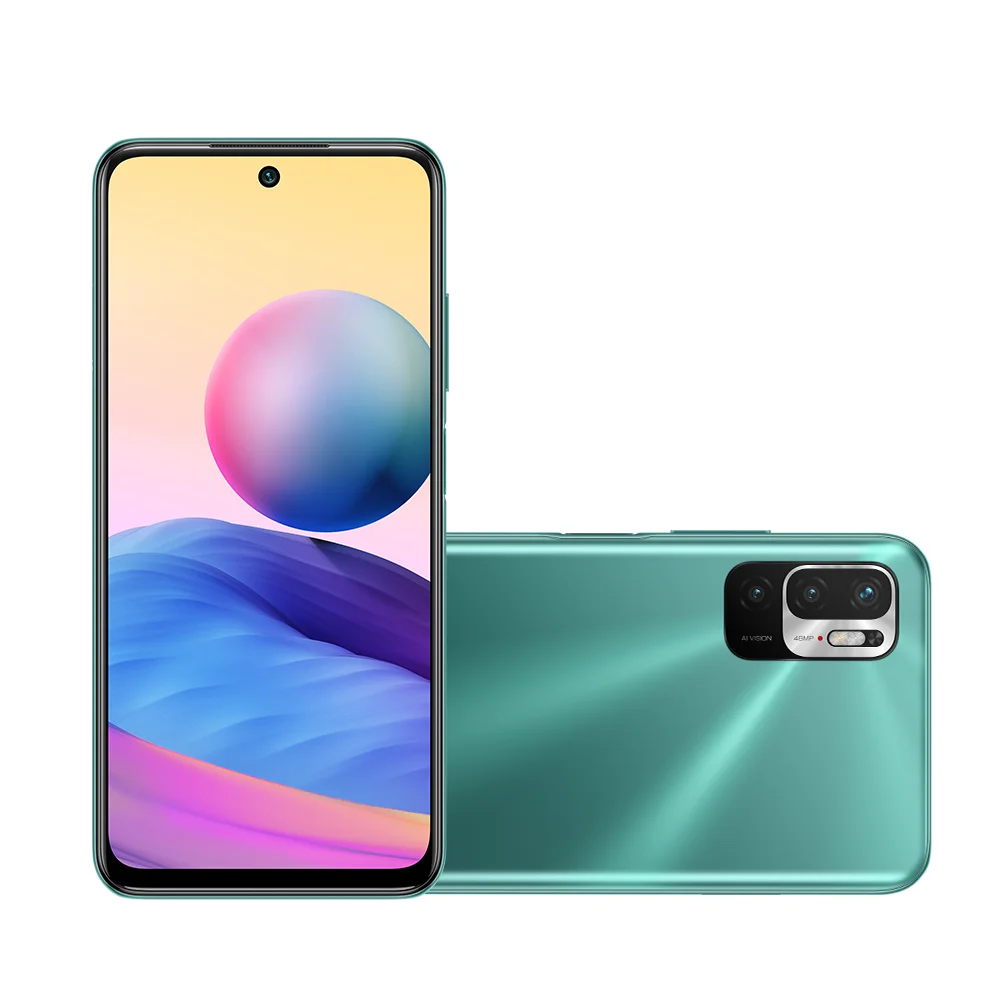 Celular Xiaomi Redmi Note 10 5g, 128GB, 6GB Ram, Green Versão - Global