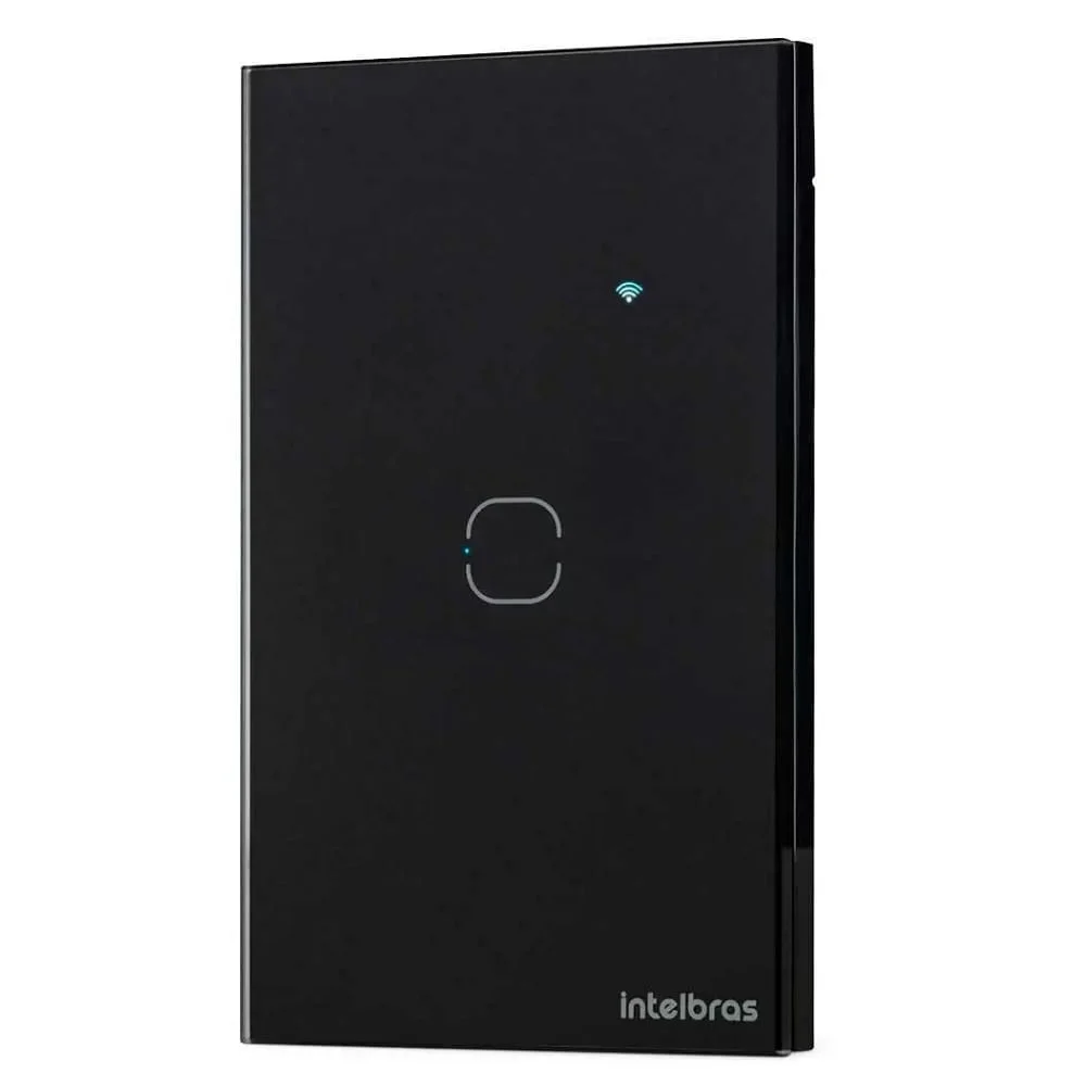 Interruptor Smart Intelbras Wi-fi Touch Preto Ews 1001 - Bivolt Interruptor Smart Intelbras Wi-fi Touch Preto Ews 1001 - Bivolt