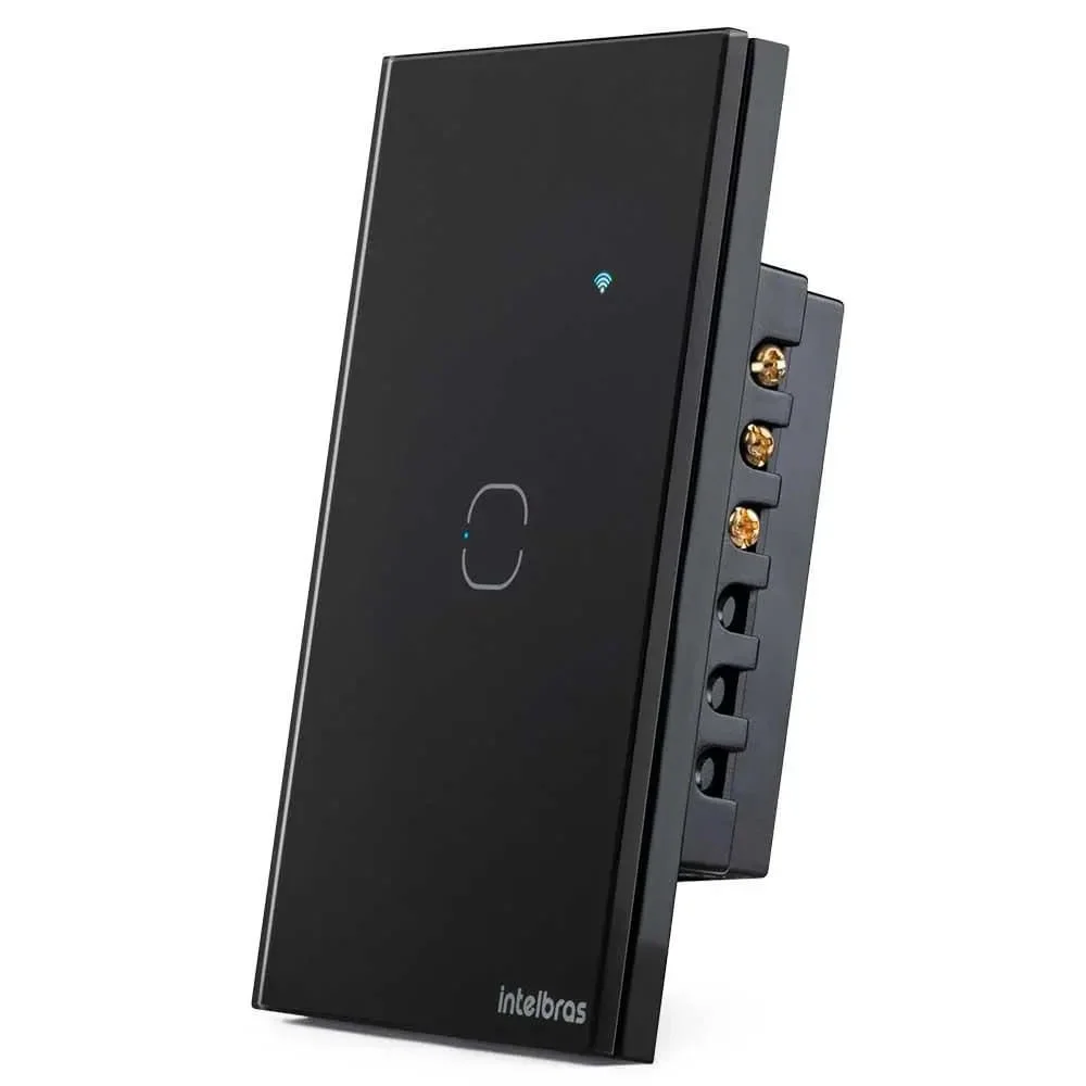 Interruptor Smart Intelbras Wi-fi Touch Preto Ews 1001 - Bivolt Interruptor Smart Intelbras Wi-fi Touch Preto Ews 1001 - Bivolt
