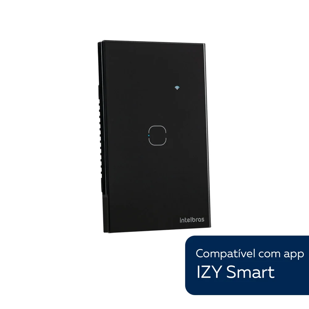 Interruptor Smart Intelbras Wi-fi Touch Preto Ews 1001 - Bivolt Interruptor Smart Intelbras Wi-fi Touch Preto Ews 1001 - Bivolt