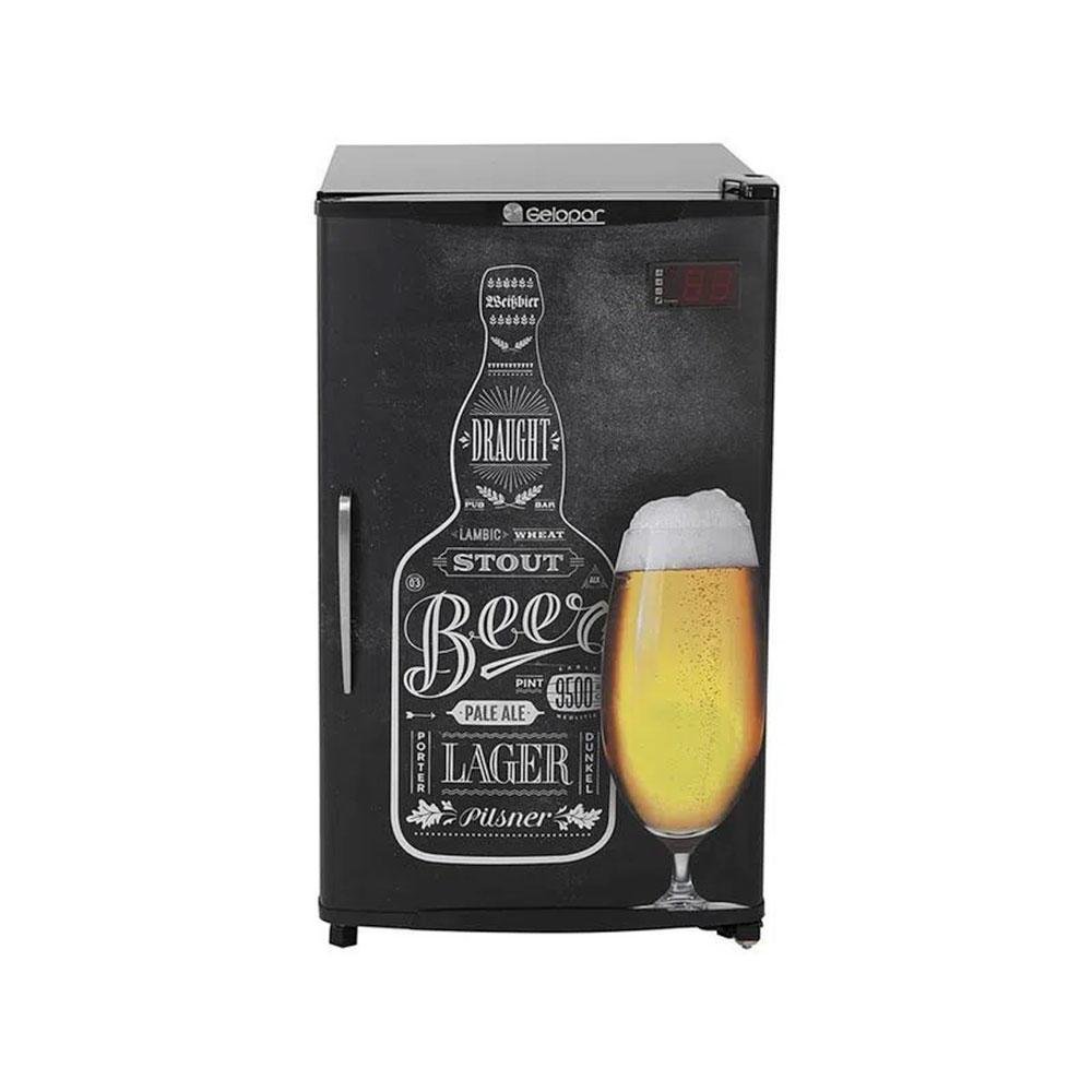Cervejeira Grba-120qc Porta Cega Adesivada Frost Free Capacidade 120 L Gelopar 220v