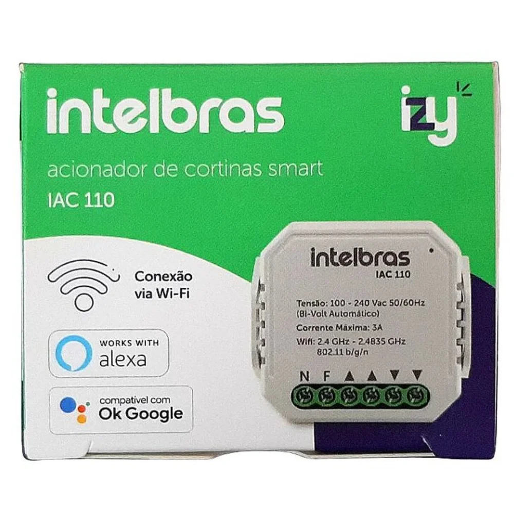 Acionador Intelbras De Cortinas, Smart IAC 110