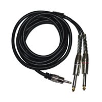 Cabo P2 Stereo Para 2x P10, Mono, Metal