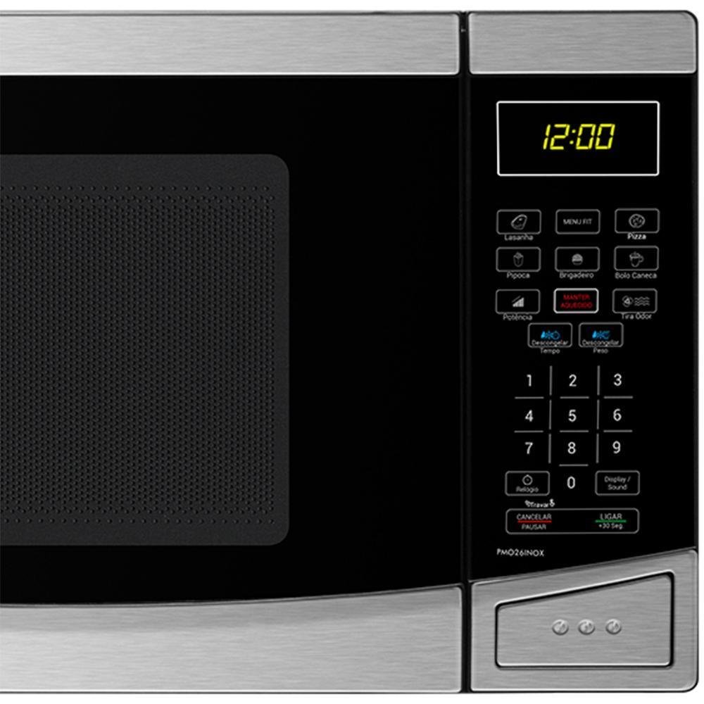 Microondas 28 Litros, 1400W, Inox E Prata, Philco - 110V Microondas 28 Litros, 1400W, Inox E Prata, Philco - 110V