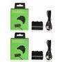 Play & Charge Kit 2 Baterias Controle Xbox One Cabo Carregador