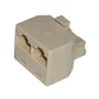 Adaptador T Chip SceDuplicador RJ45, P/ Cabo De Rede, 100MBps, 1 Macho x 2 Fêmea