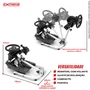 Suporte Para Volante SPRO Extreme Simracing, Logitech G27, g29, g920, g923 compativel com Fanatec, Thrustmaster, Simagic, Branco