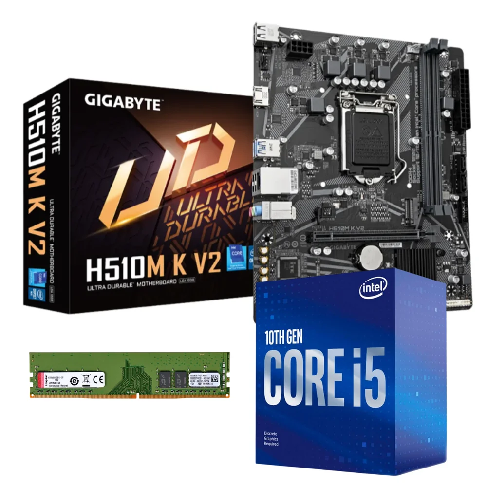Intel Core i5-10400F マザーボード 16GBメモリ Kit Upgrade I5 10400F Memória 16GB DDR4 KaBuM