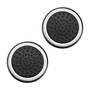 1 Par De Grips P/ Controle Anti Derrapante Silicone Botão Analógico Do Joystick Cor: Branco