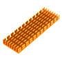 Dissipador Para Ssd M2 Nvme E Ngff 2280 6mm Em Alumínio + Thermal Pad, Alta Eficiência E Maior Refrigeração Cor:dourado