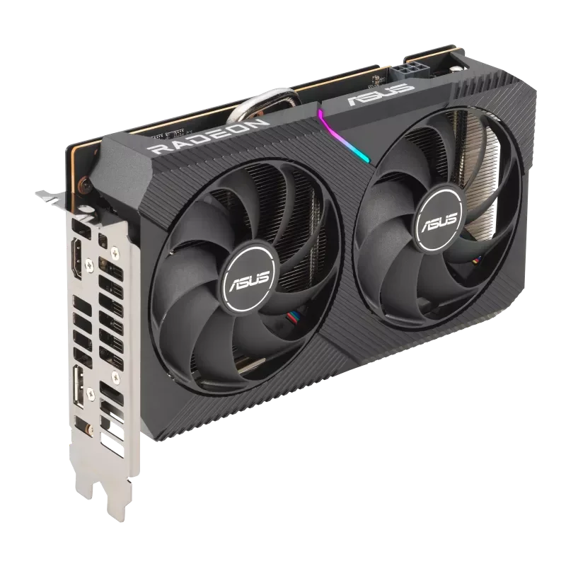 Placa De Vídeo Asus Dual AMD Rx6500 Xt KaBuM