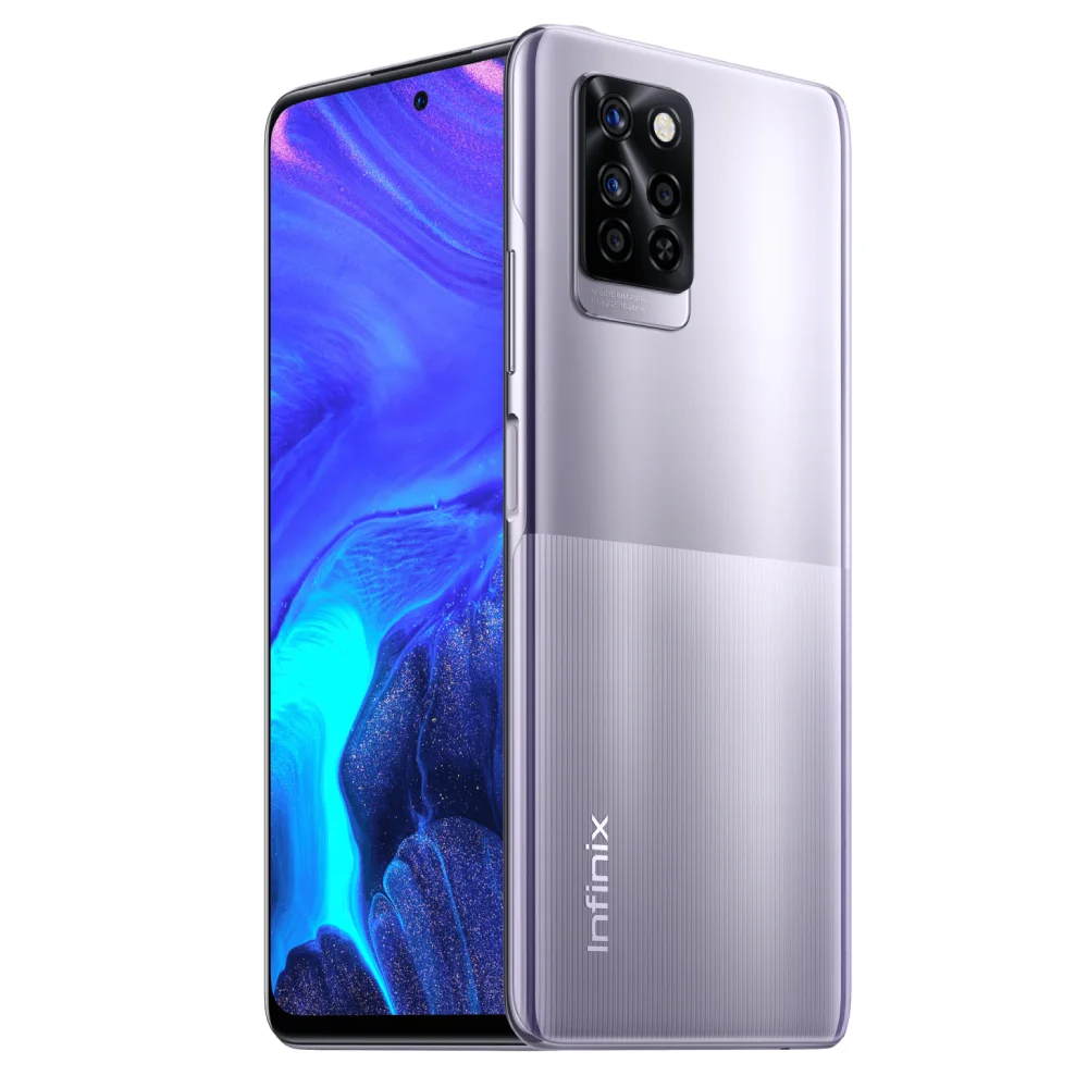 Smartphone Infinix Note 10 Pro, 8GB RAM, 128GB, Câmera Quádrupla Até 64 MP, Tela 6.95 De 90Hz FHD, Silver Secret Smartphone Infinix Note 10 Pro, 8GB RAM, 128GB, Câmera Quádrupla Até 64 MP, Tela 6.95 De 90Hz FHD, Silver Secret
