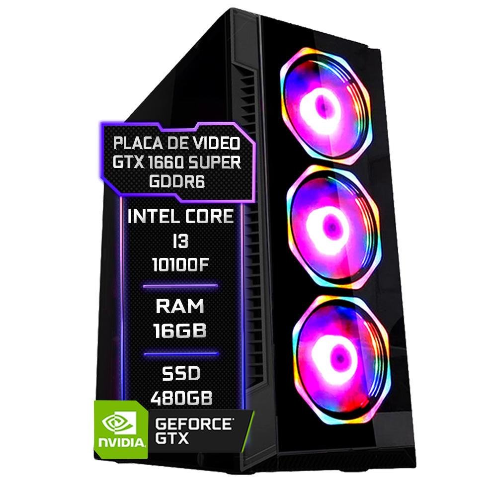 格安ゲーミングPC Core-i3 GTX1060 SSD480G メモリ16G Pc Gamer Fácil I3 16GB GTX 1660 S 6GB SSD 480GB