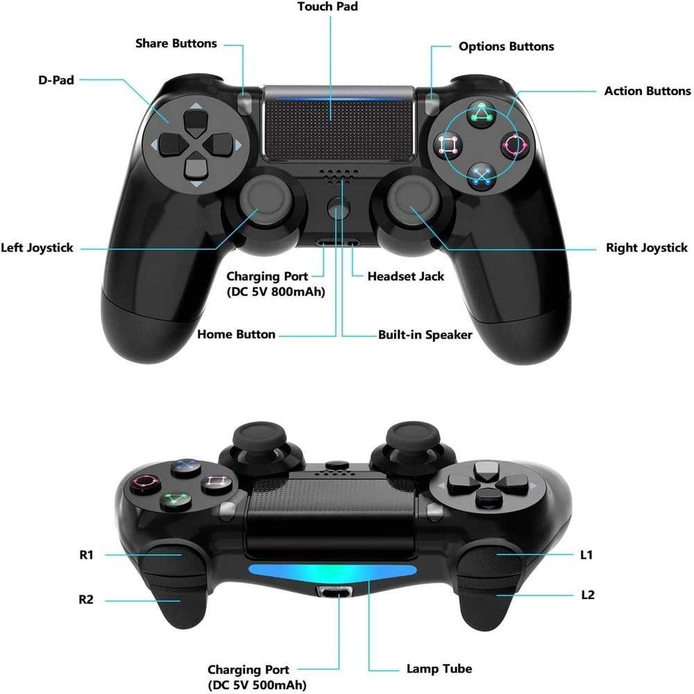 Controle Double Vibration Sem Fio Compatível Ps 4 Altomex Controle Double Vibration Sem Fio Compatível Ps 4 Altomex