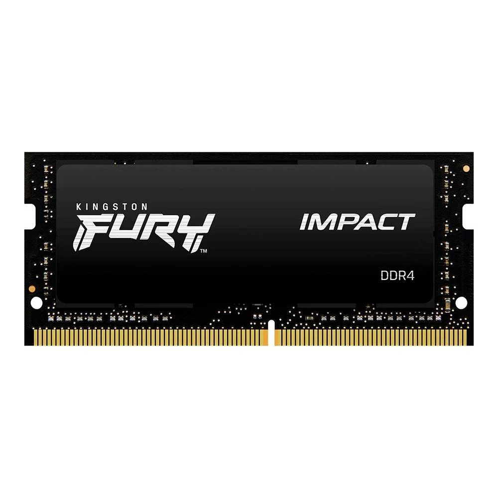 Memória Ram Para Notebook Kingston Fury Impact, 16GB, 3200Mhz, DDR4, CL20, Sodimm, Preto - Kf432s20ib/16
