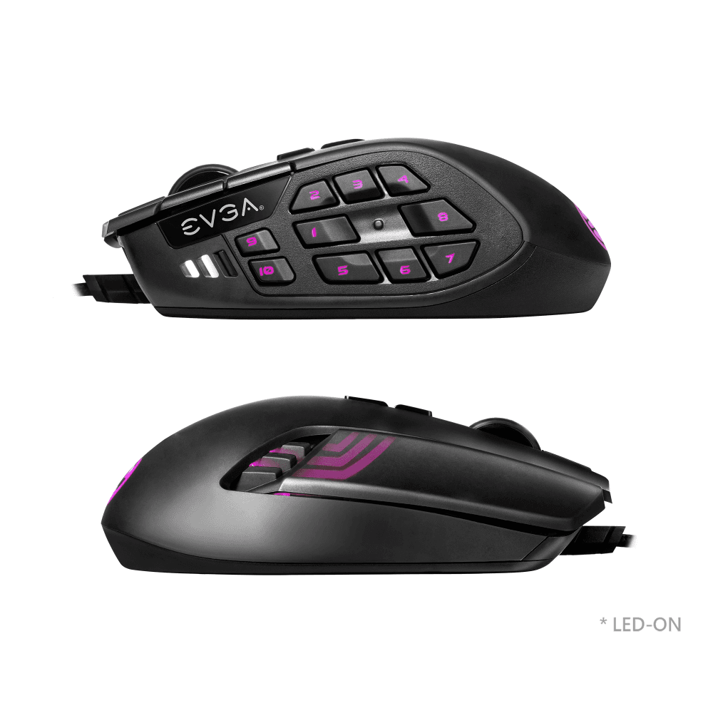 Mouse Evga X15 Rgb Mmo 16000 Dpi 20 Botoes KaBuM