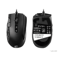 Mouse Evga X15 Rgb Mmo 16000 Dpi 20 Botoes KaBuM